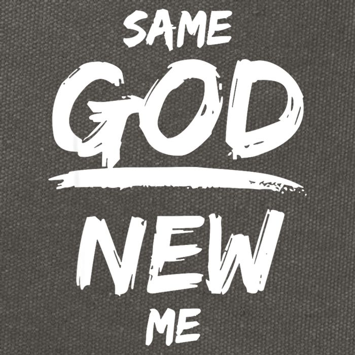 Same God New Me For Funny Jesus Cotton Canvas Backpack