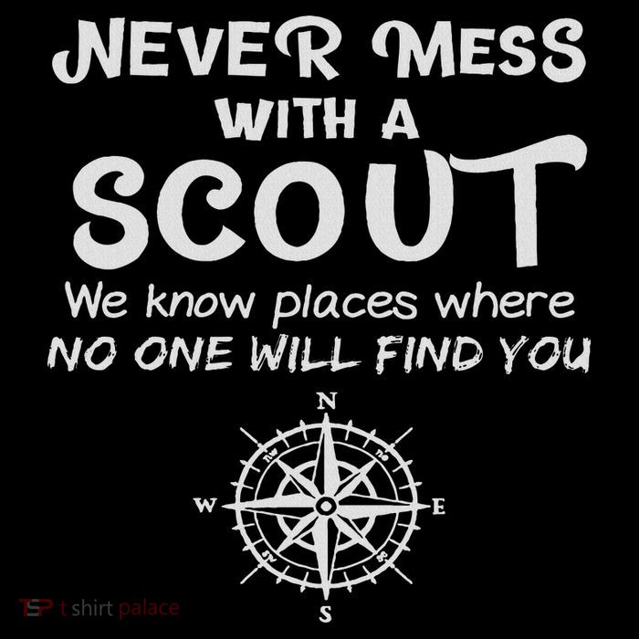 Scout Gift Never Mess With A Scout Baby Bodysuit