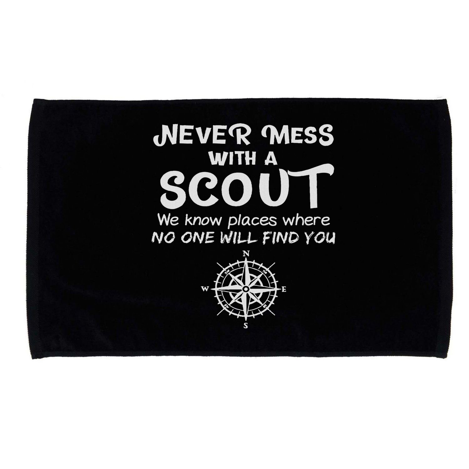 Scout Gift Never Mess With A Scout Microfiber Hand Towel