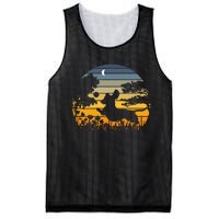 Sunset Garden Nature Lover Dachshund Wiener Dog Best Gift Mesh Reversible Basketball Jersey Tank