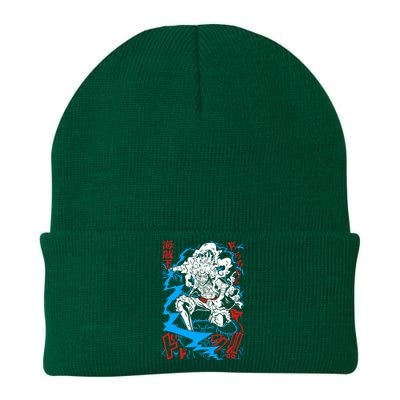 Sun God Nika Gear 5 Straw Hatted Pirate Art Graphic Knit Cap Winter Beanie