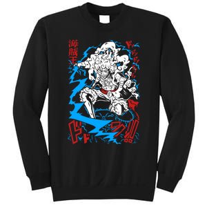 Sun God Nika Gear 5 Straw Hatted Pirate Art Graphic Sweatshirt