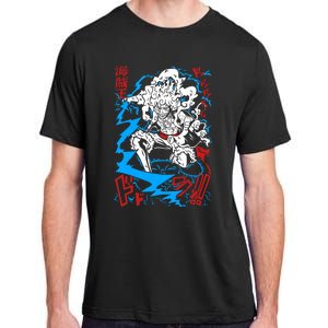 Sun God Nika Gear 5 Straw Hatted Pirate Art Graphic Adult ChromaSoft Performance T-Shirt