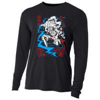 Sun God Nika Gear 5 Straw Hatted Pirate Art Graphic Cooling Performance Long Sleeve Crew