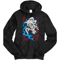 Sun God Nika Gear 5 Straw Hatted Pirate Art Graphic Tie Dye Hoodie