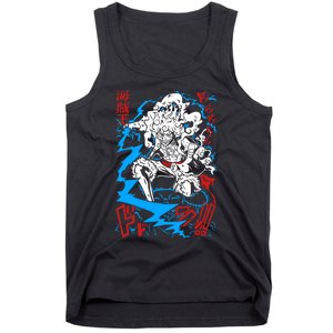 Sun God Nika Gear 5 Straw Hatted Pirate Art Graphic Tank Top