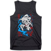 Sun God Nika Gear 5 Straw Hatted Pirate Art Graphic Tank Top