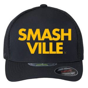 Smashville Gold Nashville Tennessee Flexfit Unipanel Trucker Cap