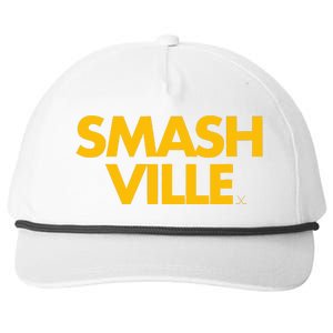 Smashville Gold Nashville Tennessee Snapback Five-Panel Rope Hat