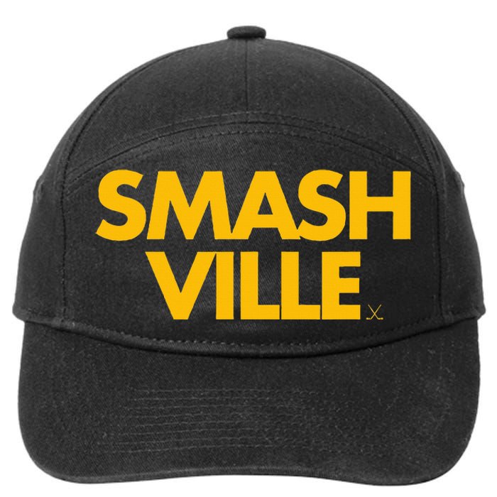 Smashville Gold Nashville Tennessee 7-Panel Snapback Hat