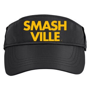 Smashville Gold Nashville Tennessee Adult Drive Performance Visor