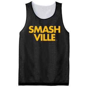 Smashville Gold Nashville Tennessee Mesh Reversible Basketball Jersey Tank