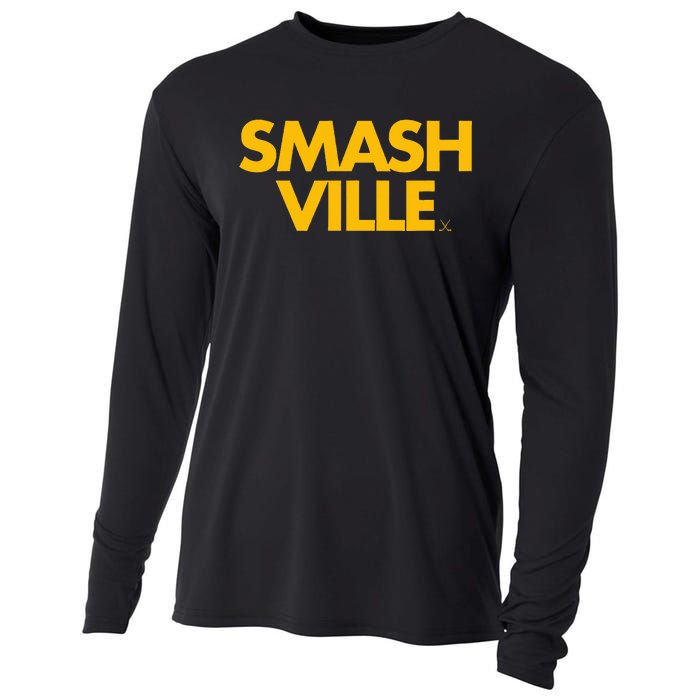 Smashville Gold Nashville Tennessee Cooling Performance Long Sleeve Crew