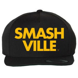 Smashville Gold Nashville Tennessee Wool Snapback Cap