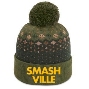 Smashville Gold Nashville Tennessee The Baniff Cuffed Pom Beanie