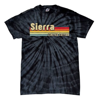 Sierra Gift Name Personalized Birthday Funny Christmas Tie-Dye T-Shirt