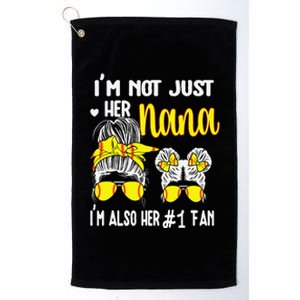 Softball Grandma Nana Granddaughter Softball Nana Platinum Collection Golf Towel