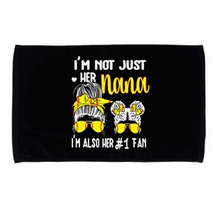 Softball Grandma Nana Granddaughter Softball Nana Microfiber Hand Towel