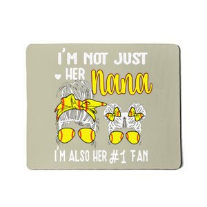 Softball Grandma Nana Granddaughter Softball Nana Mousepad