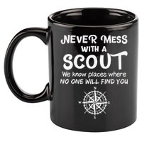 Scout Gift Never Mess With A Scout 11oz C Handle Ceramic Mug