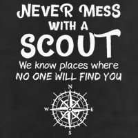 Scout Gift Never Mess With A Scout Golf Towel