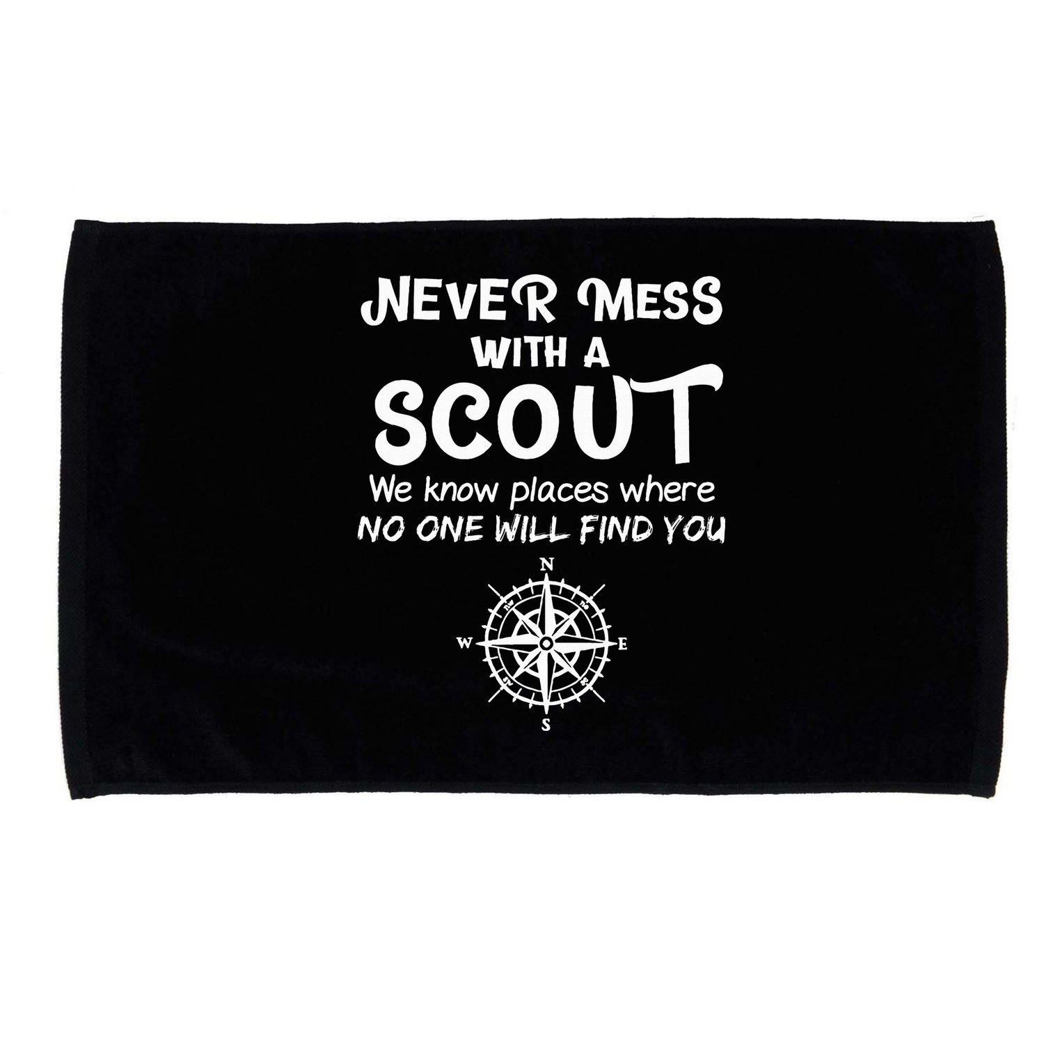 Scout Gift Never Mess With A Scout Microfiber Hand Towel