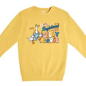 Silly Goose Nurse Premium Crewneck Sweatshirt