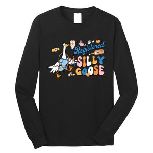 Silly Goose Nurse Long Sleeve Shirt