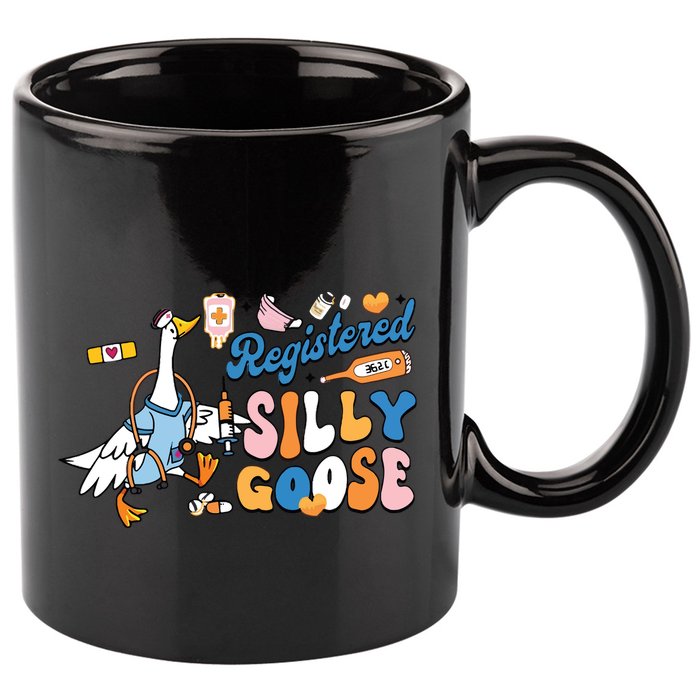 Silly Goose Nurse 11oz C Handle Ceramic Mug