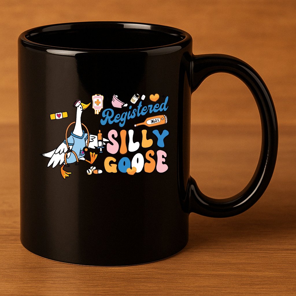 Silly Goose Nurse 11oz C Handle Ceramic Mug