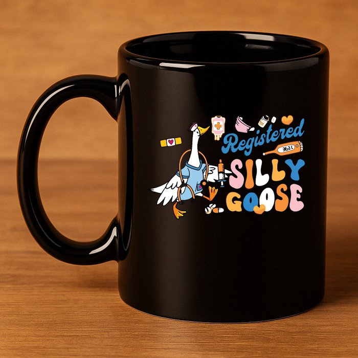 Silly Goose Nurse 11oz C Handle Ceramic Mug