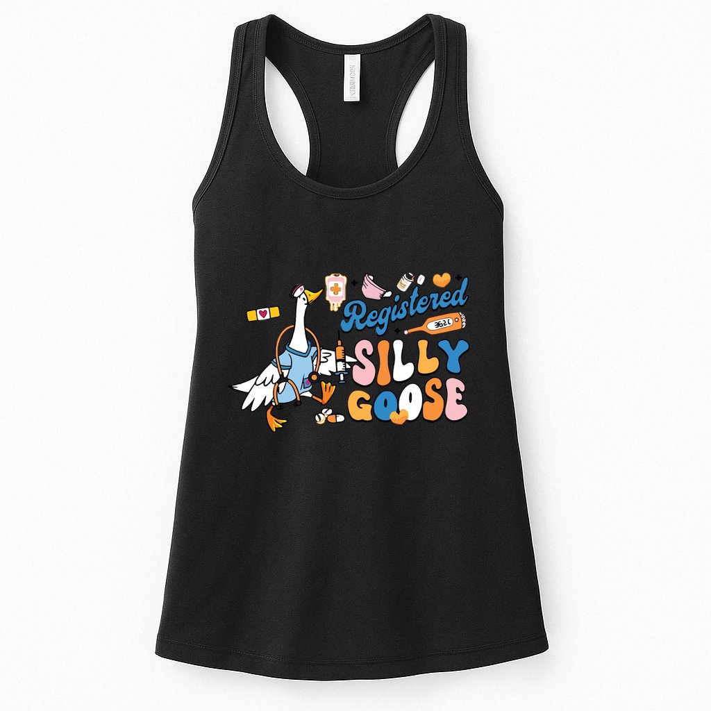 Silly Goose Nurse Womens Tank Top