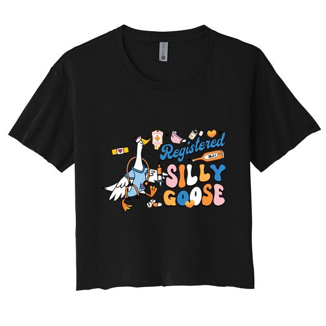 Silly Goose Nurse Crop Top
