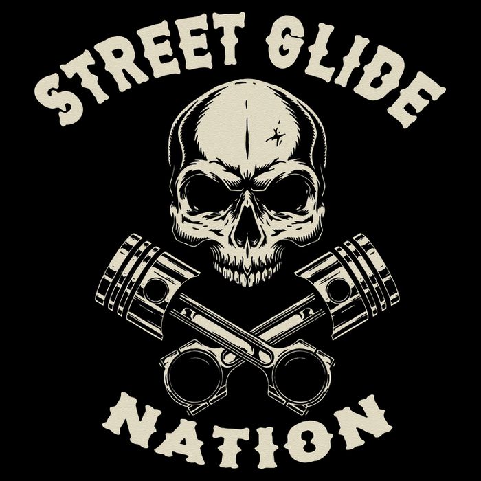 Street Glide Nation Cool Biker Motorcycle Motocycles Tall T-Shirt