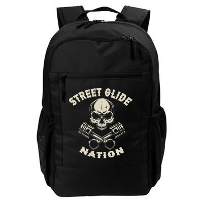 Street Glide Nation Cool Biker Motorcycle Motocycles Backpack