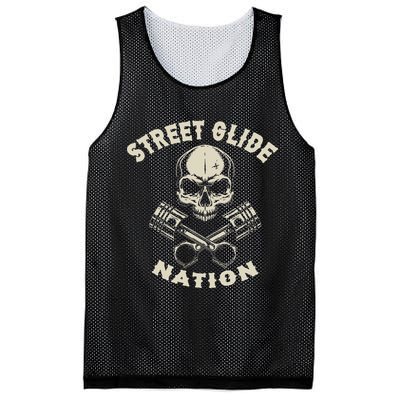 Street Glide Nation Cool Biker Motorcycle Motocycles Mesh Reversible Basketball Jersey Tank