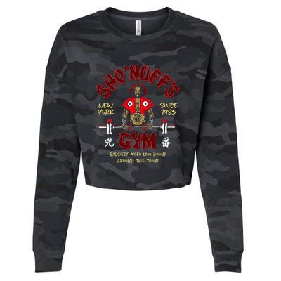 Sho'nuff's Gym New York Since 1985 Cropped Pullover Crew