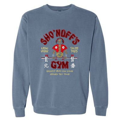 Sho'nuff's Gym New York Since 1985 Garment-Dyed Sweatshirt