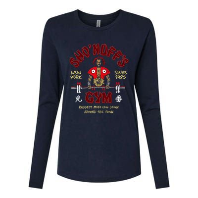 Sho'nuff's Gym New York Since 1985 Womens Cotton Relaxed Long Sleeve T-Shirt