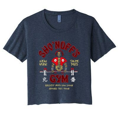 Sho'nuff's Gym New York Since 1985 Women's Crop Top Tee