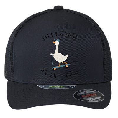 Silly Goose On The Loose Flexfit Unipanel Trucker Cap