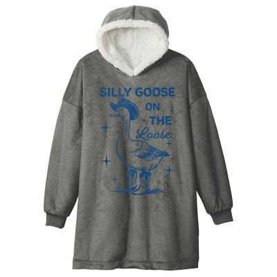 Silly Goose On The Loose Hooded Wearable Blanket