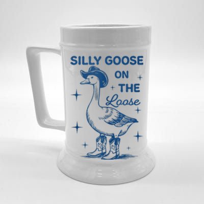 Silly Goose On The Loose Beer Stein