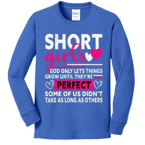 Short God Only Lets Things Grow Funny Short Women Cute Kids Long Sleeve Shirt