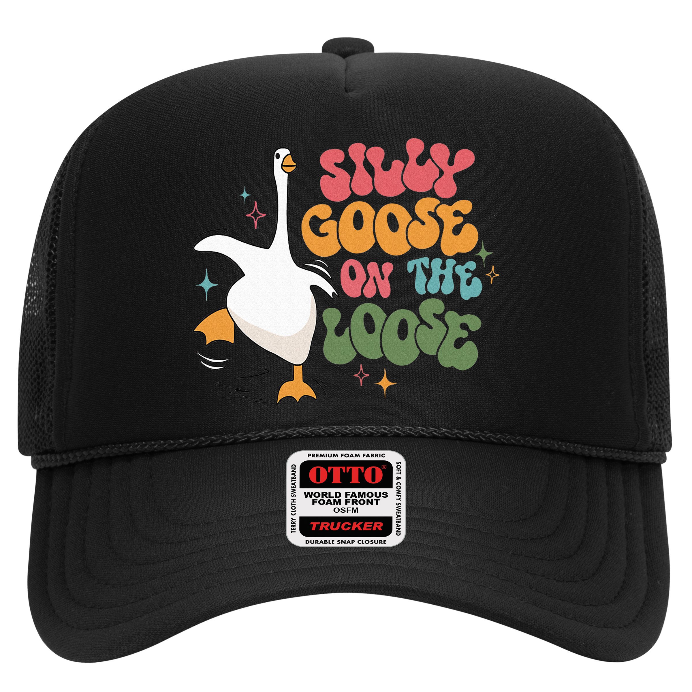 Silly Goose On The Loose retro groovy silly goose club Hat