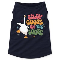 Silly Goose On The Loose retro groovy silly goose club Doggie Tank