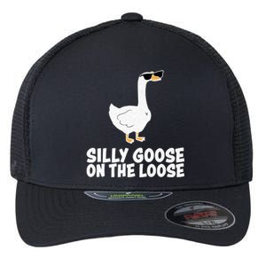 Silly Goose On The Loose Flexfit Unipanel Trucker Cap