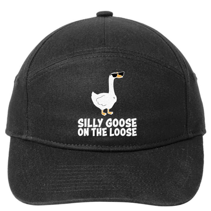 Silly Goose On The Loose 7-Panel Snapback Hat