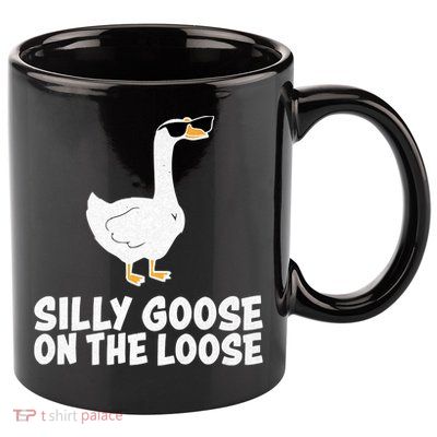 Silly Goose On The Loose 11oz C Handle Ceramic Mug