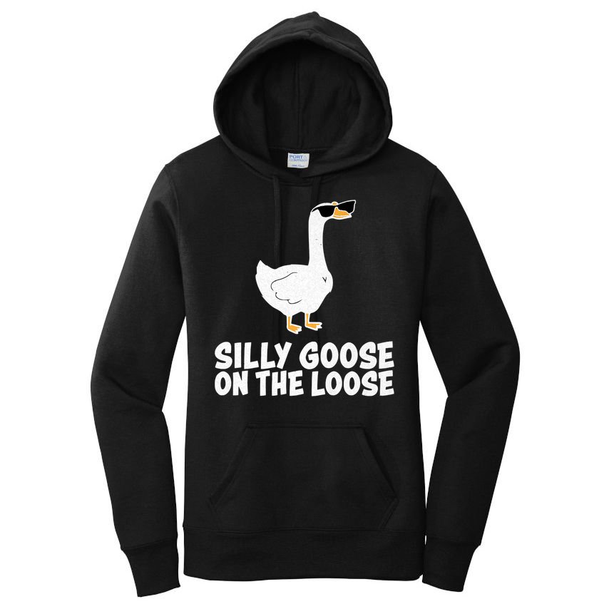 Silly Goose On The Loose Women's Pullover Hoodie
